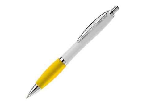Kugelschreiber Hawaï weiß Weiß/gelb