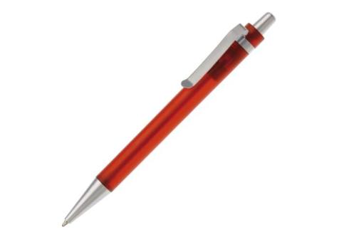 Kugelschreiber Antartica Transparent rot