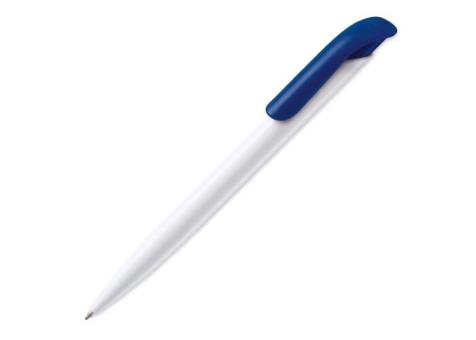 Kugelschreiber Modell Atlas Hardcolour Weiß/blau