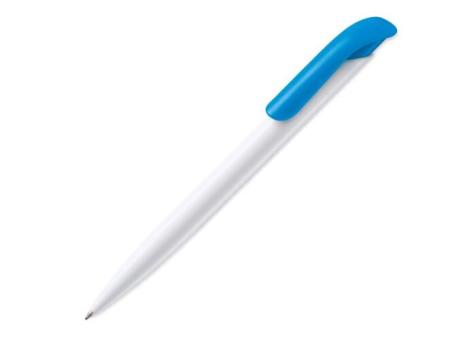 Kugelschreiber Modell Atlas Hardcolour, hellblau Hellblau, offwhite