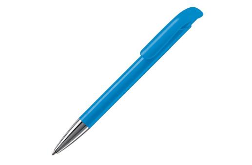Kugelschreiber Atlas Hardcolour mit Metallspitze Hellblau