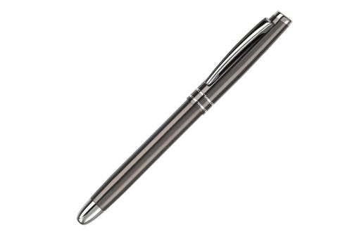 Metal rollerball 2 stripes Dark grey