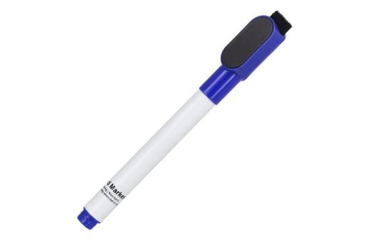 Whiteboard marker with magnet &amp; wiper Aztec blue