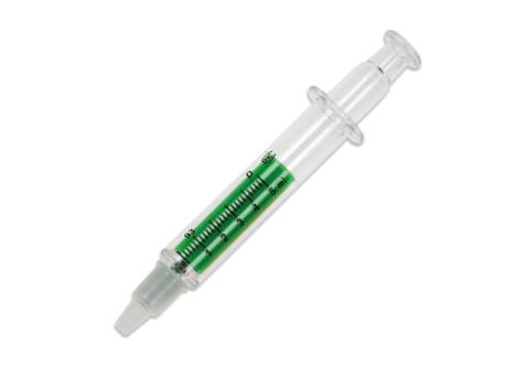 Injection highlighter Transparent green