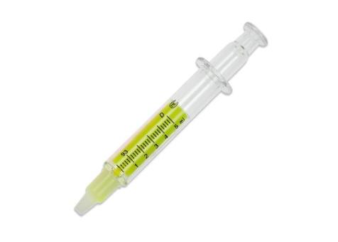 Injection highlighter Transparent yellow