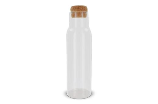 Carafe with cork top 1L Transparent