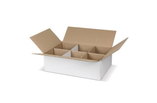 Box for 6 mugs White