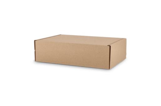 Individuell gestalteter Geschenkkarton 34.7 x 24.3 x 9.9 cm Braun