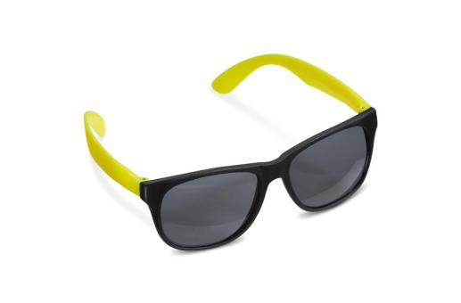 Sonnenbrille Neon UV400 Schwarz/gelb