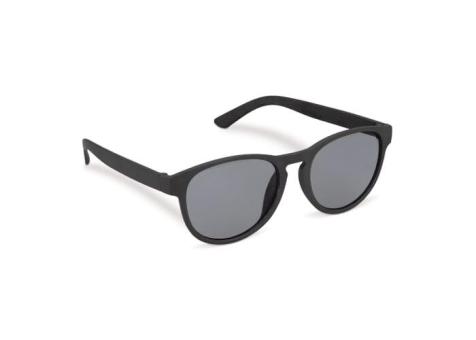 Sonnenbrille Weizenstroh Erde UV400 Schwarz