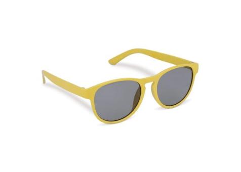 Sonnenbrille Weizenstroh Erde UV400 Gelb