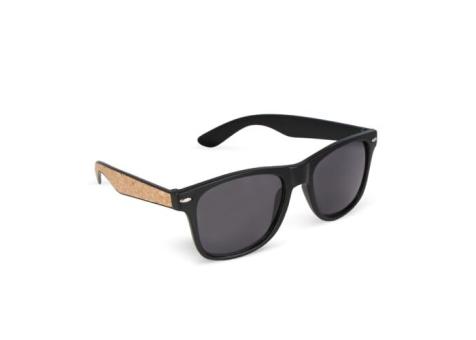 Justin RPC-Sonnenbrille mit Korkeinlage UV400 Schwarz