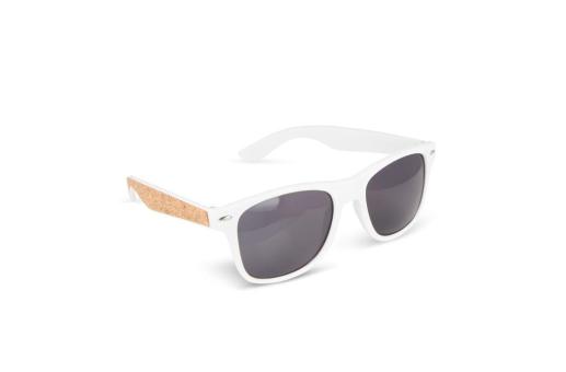 Justin RPC sunglasses with cork inlay UV400 White