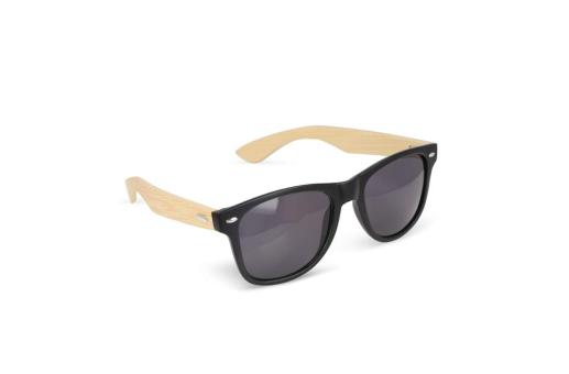 Justin RPC-Sonnenbrille mit Bambus UV400 Schwarz