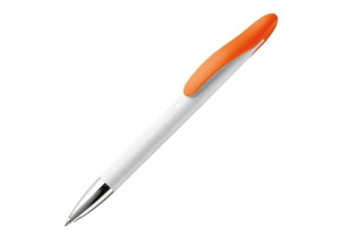 Kugelschreiber Speedy Metallspitze Twist Orange/weiß