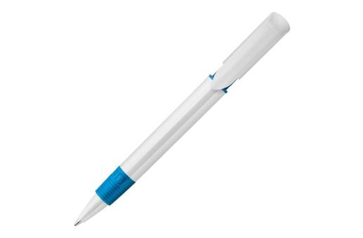Kugelschreiber S40 Grip hardcolour Blau/weiß