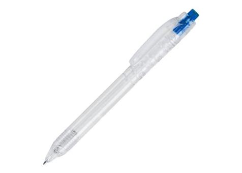 R-PET ball pen Transparent blue