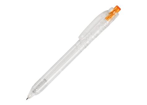 R-PET ball pen Transparent orange