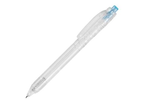 R-PET ball pen Transparent lightblue
