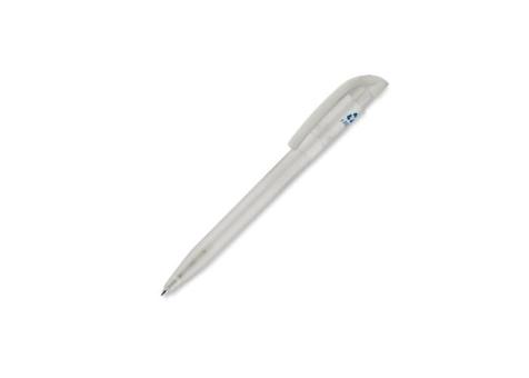 Ball pen S45 R-PET transparent, white White,transparent