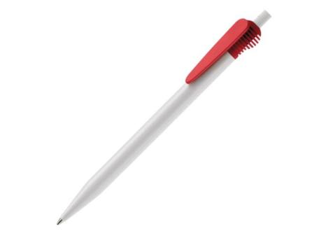 Kugelschreiber Cosmo Hardcolour Weiß/rot