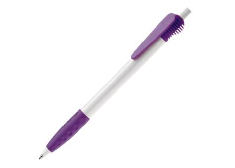 Cosmo ball pen HC rubber round clip Purple