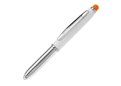 Stylus Kugelschreiber Shine Orange/weiß