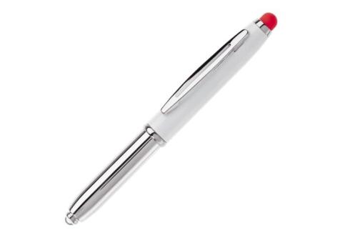 Stylus Kugelschreiber Shine Weiß/rot