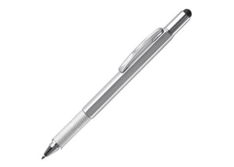 Kugelschreiber mit Werkzeug Build-it Silber