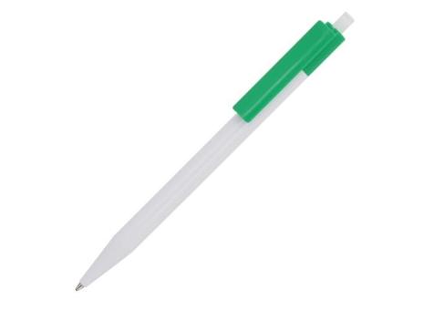 Kugelschreiber Kuma Hardcolour Weiß/grün