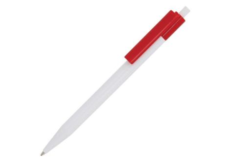 Kugelschreiber Kuma Hardcolour Weiß/rot