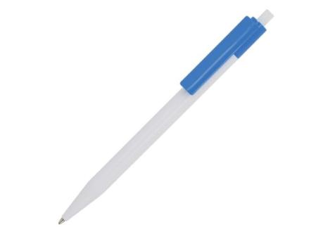 Kugelschreiber Kuma Hardcolour, hellblau Hellblau, offwhite