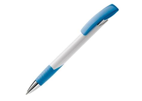 Kugelschreiber Zorro Hardcolour, hellblau Hellblau, offwhite