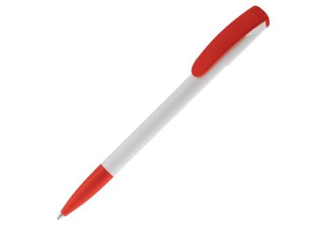 Kugelschreiber Deniro Hardcolour Weiß/rot