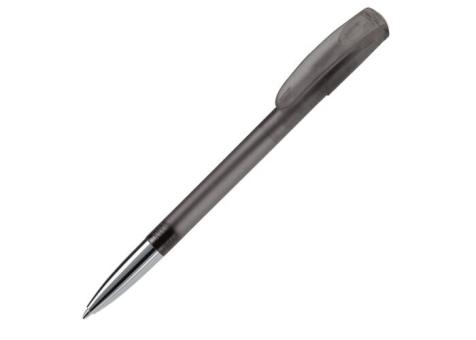 Kugelschreiber Deniro mit Metallspitze Frosty Transparent schwarz