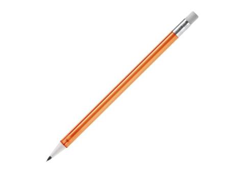 Illoc pencil transparent with eraser Transparent orange