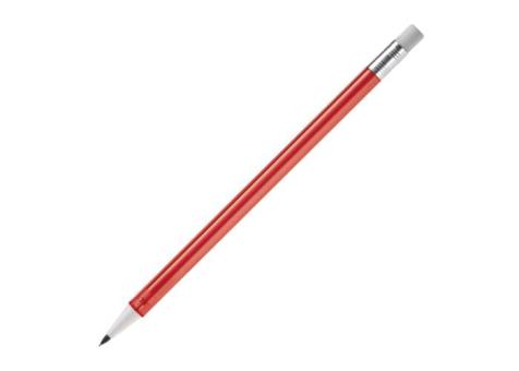Illoc pencil transparent with eraser Transparent red