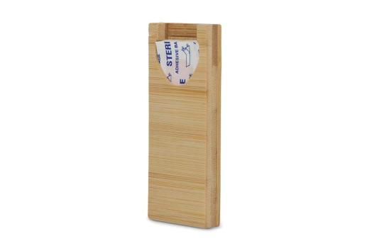 Pflaster in Bambusbox Natur