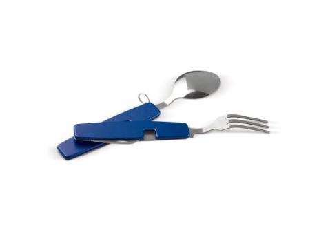 Foldable cutlery in multi-tool Aztec blue