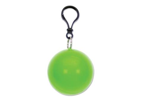Rain poncho in a ball Light green
