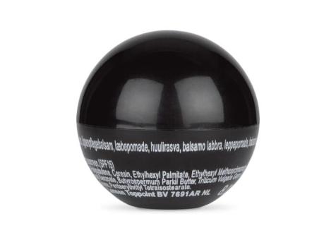 Lipbalm round ball Black