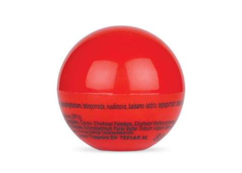 Lipbalm round ball Red