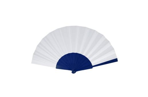 Fächer aus Kunststoff Dunkelblau