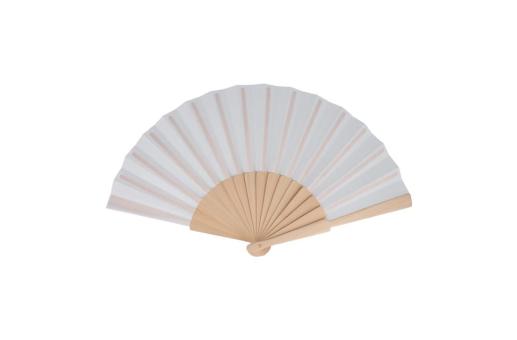 Hand fan wood & R-PET Multicolored