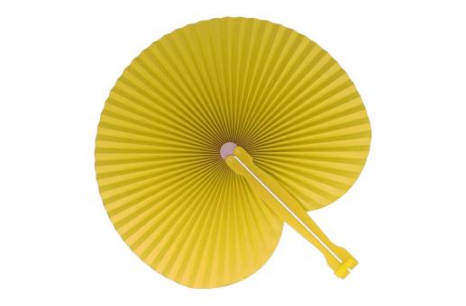 Mini foldable hand fan Yellow