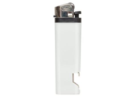 Flint lighter-bottle opener White