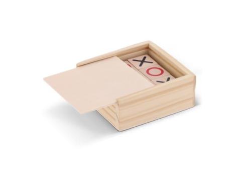Tic Tac Toe set in wooden box Timber