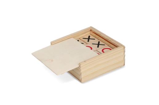 Tic Tac Toe set in wooden box Timber