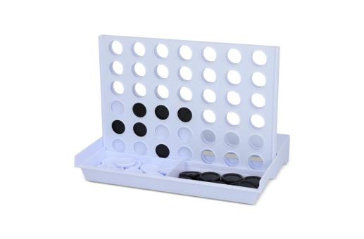 4 in a line game of recycled materials White