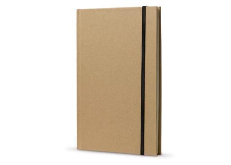 Cardboard notebook A5 Brown